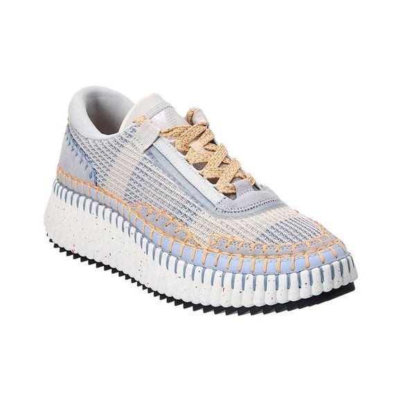 Chloé Shoes - Chloé Nama Sneaker, Blue
